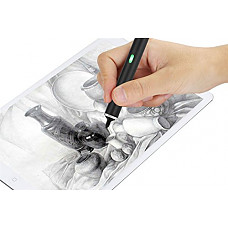 [해외]Slim PRO Stylus Pen for iPad, 아이패드 Pro, iPhone,Samsung Tablets,Most of iOS,Android Mobile Devices, Adjustable Fine Point Tip, Includes USB Charger, Rechargeable Battery,BLK