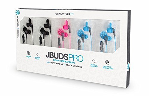 [해외]JLab Audio JBudsPRO Premium in-ear Earbuds with Mic, Guaranteed Fit, GUARANTEED FOR LIFE - 5 pk.