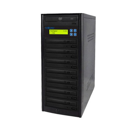 [해외]PlexCopier 24X SATA 1 to 7 CD DVD duplicator Writer Copier Tower (7 Targets)