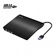 [해외]External CD DVD Drive, Fannity Ultra-Slim USB 3.0 External DVD Drive, CD/DVD-RW Drive, DVD/CD ROM Rewriter Burner Writer, High Speed Data Transfer Laptop Desktops Win 7, 8, 10, Mac OS Linux OS