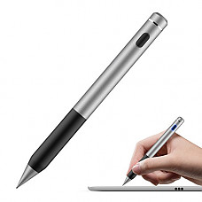 [해외]MoKo Active Stylus Pen, High Precision and Sensitivity Point 1.5mm Capacitive Stylus, for Touch Screen Devices Tablet/Smartphone iPhone X/ 8/8 Plus, iPad, 삼성 갤럭시 S9/ S9 Plus (Dark Gray)