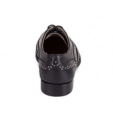 [해외]Wanted Sibling Lace up Oxford with Stud Detailing- (Black, 9)