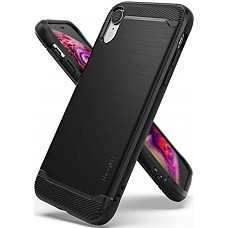 [해외]Ringke Onyx Compatible with iPhone XR Case [Extreme Tough] Qi Wireless Charging Compatible Rugged Protection Durable TPU Heavy Impact Shock Absorbent Case for iPhone XR 6.1" (2018) - Black