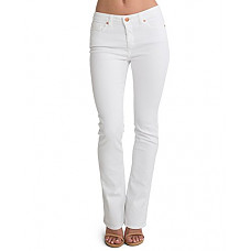 [해외]스팽스 The Slim-X Slim Boot Jeans, White (28)