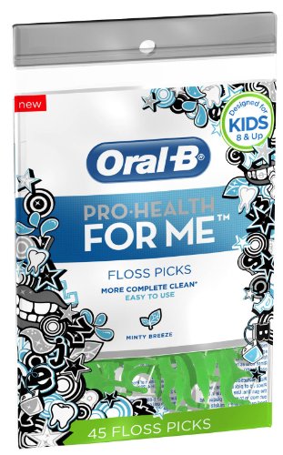 [해외]오랄비 Pro-Health For Me Floss Picks - Minty Breeze - 45 ct
