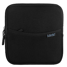 [해외]Lacdo Shockproof External USB CD DVD Writer Blu-Ray & External Hard Drive Neoprene Protective Storage Carrying Sleeve Case Pouch Bag With Extra Storage Pocket for 애플 MD564ZM/A USB 2.0 SuperDrive / 애플 Magic Trackpad / SAMSUNG SE-208GB SE-208DB S
