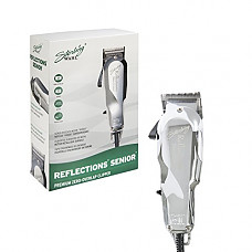[해외]Wahl Professional Reflections Senior Clipper #8501 Classic Clipper with Metal Housing and Chrome Lid Cool Running v9000 Motor for Premium Fades and Blends Great for Barbers and Stylists