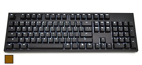 [해외]CODE 104-Key Illuminated Mechanical Keyboard with White LED Backlighting - Cherry MX Brown