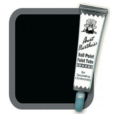 [해외]Aunt Marthas Ballpoint Paint Tube, 1-Ounce, Black