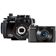 [해외]Fantasea FG9X Housing & 캐논 G9 X Mark II 카메라 Set, Black