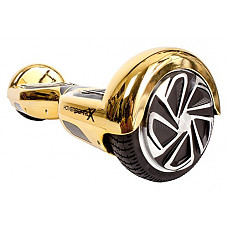 [해외]Hoverboard Electric Scooter Skateboard by HoverboardX - UL 2272 Certified - Bluetooth Speaker - Safe - LED Lights - Quick Charging - Aluminum Alloy Chassis - Better Durability - Gold, One Size