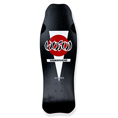 [해외]Hosoi Skateboards O.G. Hammerhead Skateboard Deck, Black, 10.5 x 31-Inch