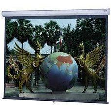 [해외]Model C Matte White Manual Projection Screen Viewing Area: 65" H x 116" W