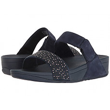 [해외]핏플랍 Womens Lulu Slide Sandal (10 B(M) US, Midnight Navy)