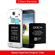 [해외]배터리 for 갤럭시 S4, DOCA 2600mAh Li-ion 배터리 with Original Chip Real Capacity Replacement 배터리 for 삼성 S4 Verizon I545, L720, T-Mobile M919, R970, I9500, I9505, I9506