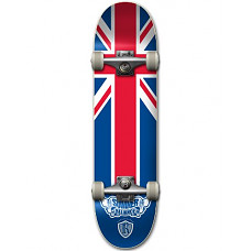 [해외]Reliance Complete Brian Sumner Cross Skateboard Deck (8.25, Red/Blue)