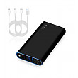 [해외]98Wh PDE 2 P26B 26800mAh Universal Laptop PD USB-C Power Bank External 배터리 Portable Charger