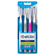 [해외]오랄비 Pro-Health Toothbrush, Superior Clean, 4 Count