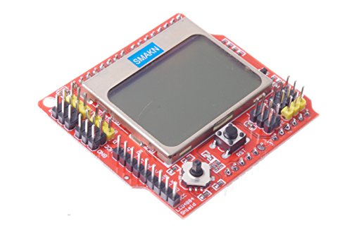 [해외]SMAKN LCD4884 LCD Shield v2.0 Expansion Extender Board for Arduino