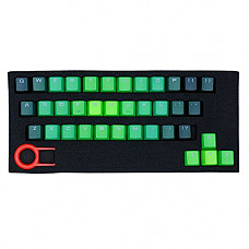 [해외]ATTAV 37 Keys PBT Keycaps Double-shot Backlit Keycaps Set for Mechanical Keyboard (Gradient Green)