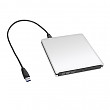 [해외]LeeKooLuu USB 3.0 External Ultra Slim DVD Burner Drive Aluminium DVD-RW / CD-RW Burner super Drive (Silvery) (USB 3.0 Slivery)