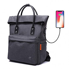 [해외]Tote Backpack Convertible with USB Charging 방수 for School College Office Anti-Theft Backpack Durable Fit Under 15-inch Laptop Unisex Fashion & Casual Daypack