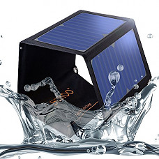 [해외]SOKOO 22W 5V 2-Port USB Portable Foldable Solar Charger with High Efficiency Solar Panel, Reinforced and Waterproof, for Cell Phone, iPhone, Backpack and Outdoors (Black)