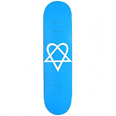 [해외]KSS Heartagram Skateboard Deck, Blue, 7.75"