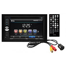 [해외]BOSS Audio BVB9351RC Double Din, Touchscreen, Bluetooth, DVD/CD/MP3/USB/SD AM/FM Car Stereo, 6.2 Inch Digital LCD Monitor, Wireless Remote Rearview Flush Mount 카메라 Included