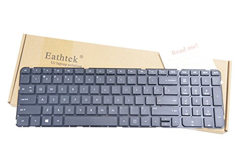 [해외]Eathtek Replacement Keyboard without Frame for HP Compaq Pavilion G7-2000 G7-2100 G7-2200 G7-2300 G7z-2100 G7z-2200 685126-001 682748-001 NSK-H3J01 AER39U00320 SG-55200-XUA series Black US Layout