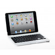 [해외]FOME Ultra Slim Wireless Bluetooth Keyboard Cover Case with Stand for 아이패드 Mini White + A FOME Clean Cloth Gift