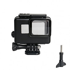 [해외]Kourpar 방수 Protective case for 고프로 HERO (2018) HERO6/HERO5 Black with Quick Mount Socket Accessories