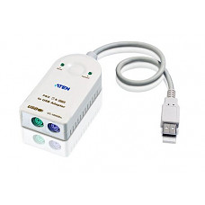 [해외]ATEN USB to PS/2 Keyboard & Mouse Converter UC100KMA (Off White)