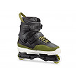 [해외]Rollerblade NJ Pro Unisex Adult Street Inline Skate, Black and Army Green, Premium Inline Skates