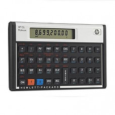 [해외]Financial Calculator, 5-1/10 quot;x3-1/10 quot;x3/5, Platinum