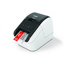 [해외]Brother QL-800 High-Speed Professional Label Printer, Lightning Quick Printing, Plug & Label Feature, Brother Genuine DK Pre-Sized Labels, Multi-System Compatible – Black & Red Printing Available