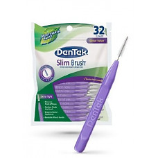 [해외]Dentek Dentek Slim Brush Cleaners, 32 each (Pack of 4)