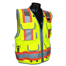 [해외]Radians SV55-2ZGD-XL SV55 Class 2 Heavy Woven Two Tone Engineer Hi Viz Green Size X-Large,
