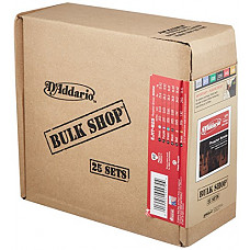 [해외]DAddario EJ17-B25 Phosphor Bronze Acoustic Guitar Strings, Medium, 13-56, 25 Bulk Sets