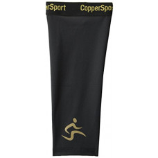 [해외]CopperSport Copper Compression Calf Sleeve Support - Suitable for Athletics, Tennis, Golf, Basketball, Sports, Weightlifting, Joint Pain Relief, Injury Recovery (Single Sleeve), Black, XX-Large