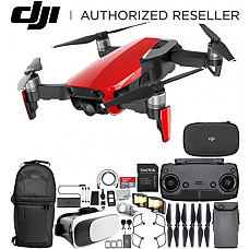 [해외]DJI Mavic Air Drone Quadcopter (Flame Red) Everything You Need Starters Bundle