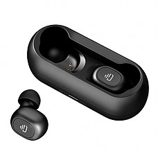 [해외]Dudios Bluetooth 5.0 Wireless Earbuds, Zeus Air True Wireless 핸드폰 HiFi Stereo Sound Mini in-Ear Sweatproof Headset (One-Button Control, Binaural Call, 4 Hrs Music time, Auto Pairing)-Black