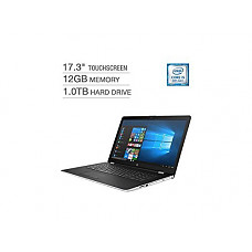 [해외]2018 HP 17 17.3" Touchscreen WLED-backlit HD+ Laptop Computer, Intel Core i5-8250U (Beat i7-7500U), 12GB DDR4, 1TB HDD, 2GB AMD Radeon 530 Graphics, DVD, USB 3.1, HDMI, 802.11ac, Bluetooth, Windows 10