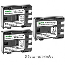 [해외]Kastar 배터리 (3-Pack) for 캐논 NB-2L NB-2LH NB-2L12 NB-2L14 NB-2L24 and PowerShot G7 G9 S30 S40 S45 S50 S60 S70 S80 DC410 DC420 VIXIA HF R10 HF R100 HF R11 EOS 350D 400D Digital Rebel XT Xti