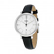 [해외]Fossil Womens Jacqueline Quartz Stainless Steel and Leather Casual Watch, Color: Silver-Tone, Black (Model: ES3972)