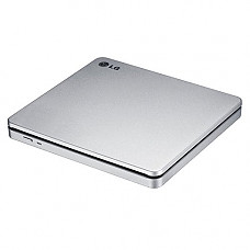 [해외]LG Electronics 8X USB 2.0 Super Multi Ultra Slim Slot Portable DVD+/-RW External Drive with M-DISC Support, Retail (Silver ) GP70NS50
