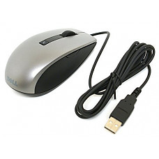 [해외]Genuine Dell M534D Silver Premium 6-Button USB 1600 DPI Laser Scroll Mouse, Compatible Dell Part Numbers: K251D, M534D, Y357C, Model Number: M-UAV-DEL8