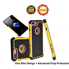 [해외]iPhone X Case, iPhone Xs Case, Highly Engineered Premium Turtlebox Shockproof [Yellow/Black] Case by Pelotek ✮ with Triple Layer Tough Armor ✮ Ultra Slim Design- Features Luxury Feeling (Yellow)
