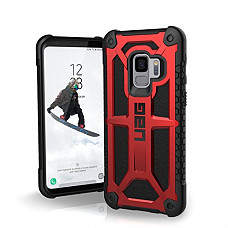 [해외]유에이지 [UAG] 삼성 갤럭시 S9 [5.8-inch Screen] Monarch Feather-Light Rugged [Crimson] Military Drop Tested Phone Case
