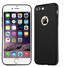 [해외]CaseHQ iPhone 7 plus (5.5") Case, iPhone 8 plus (5.5") Case,[Ultra-Thin] & [Soft touch] Premium Matte TPU rubber Protect Cover for iPhone 7/8 plus (5.5 inch) (Black)
